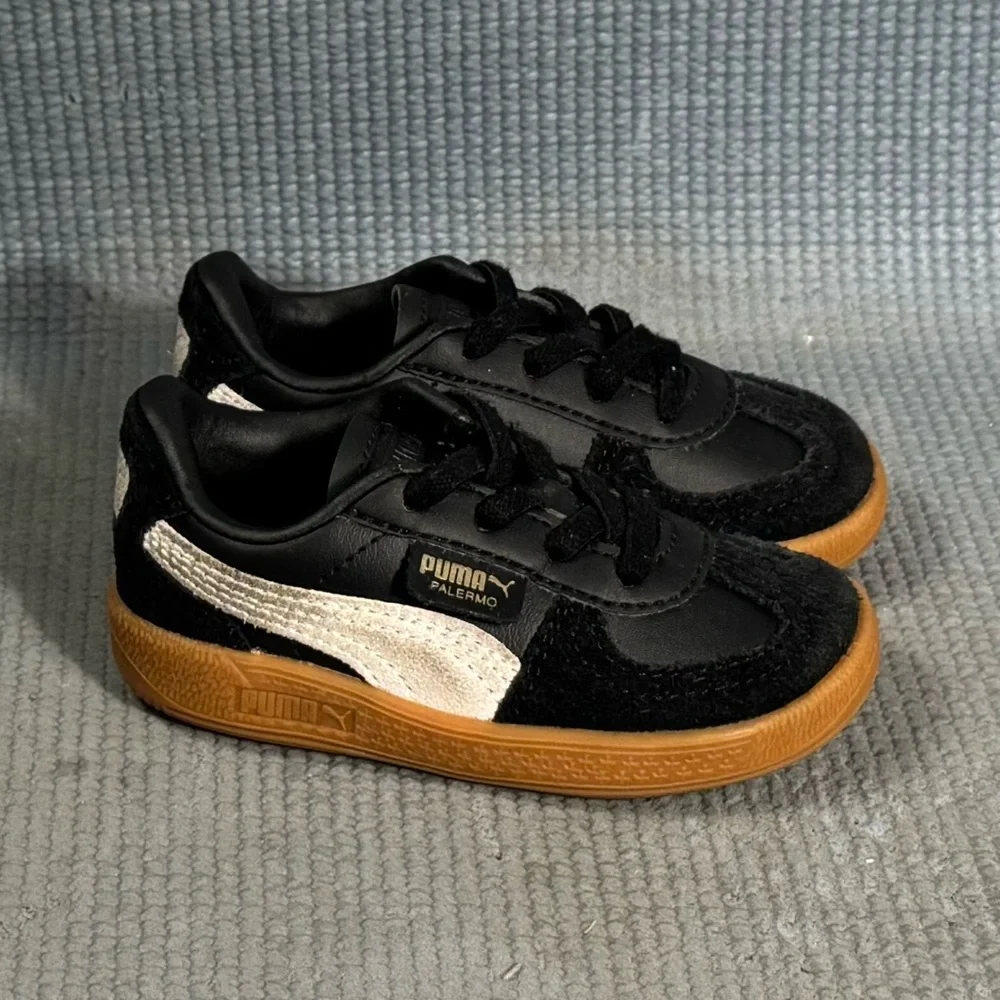 Puma Palermo Black Sneakers‎ Toddler Size 5C
